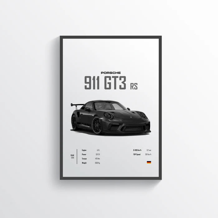 Midnight GT Racer – Premium Wall Art