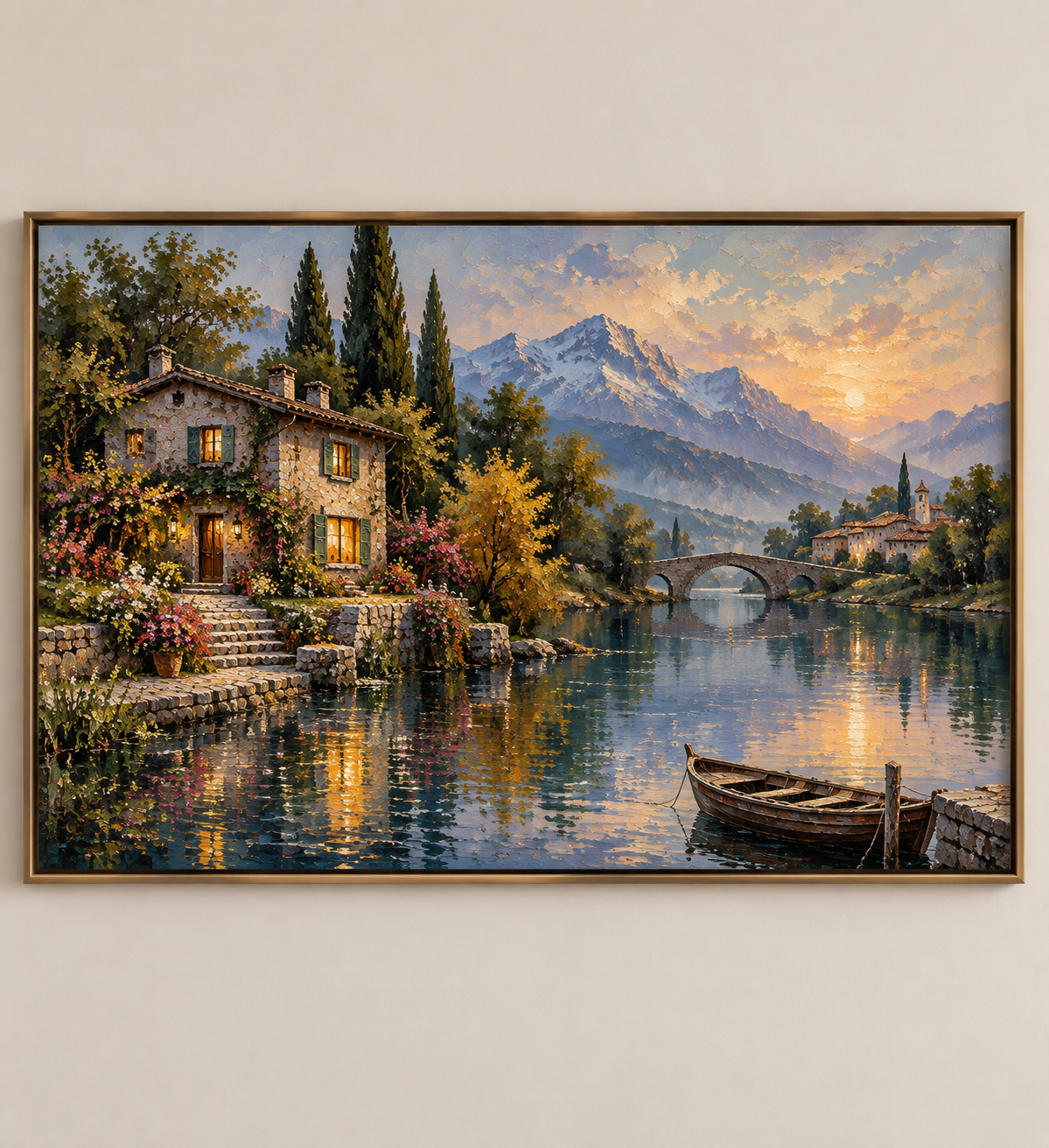 Serene Lake Village