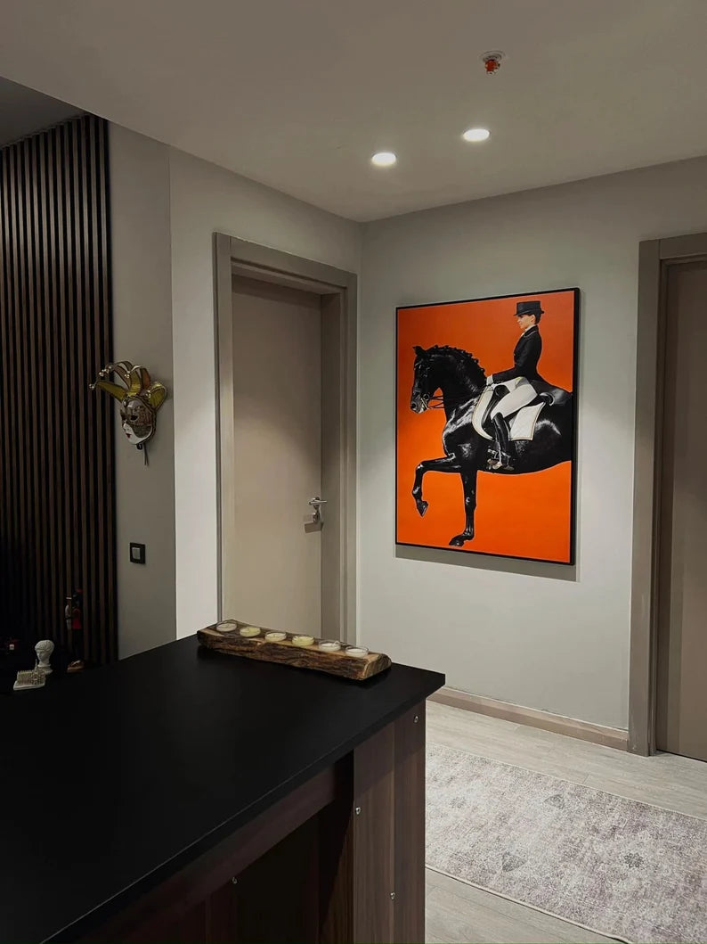 Minimalistic Horse Art