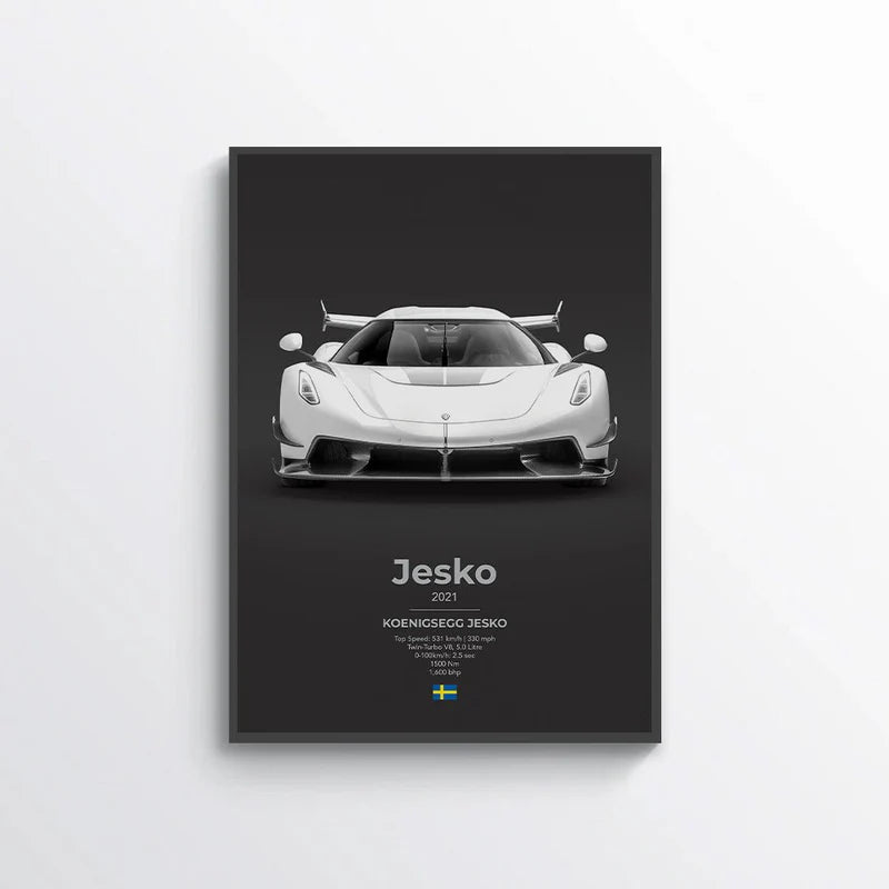 Koenigsegg Jesko Poster