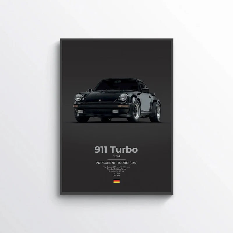 Porsche 911 Turbo (930) Poster