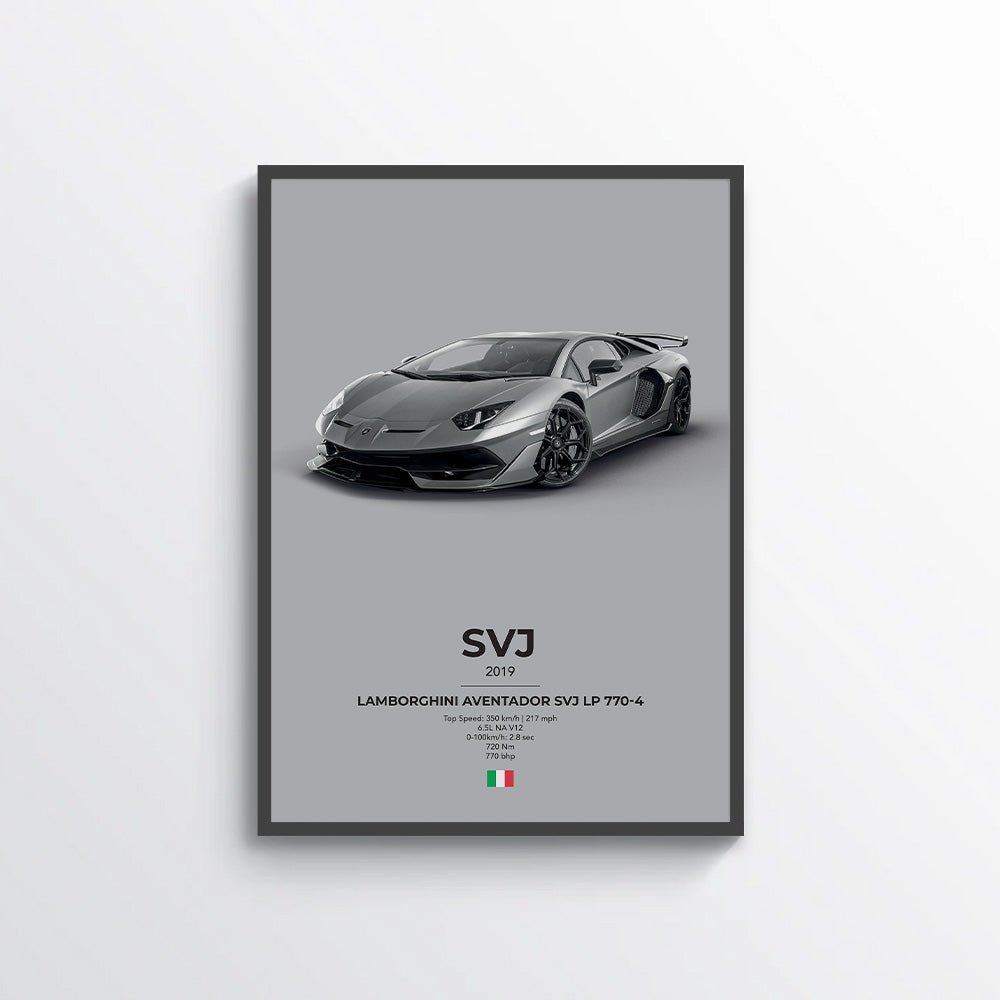 Lamborghini Aventador SVJ LP 770-4 Poster