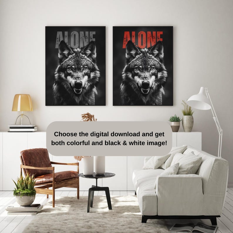 Spirit of the Wolf – Stunning Wall Frame