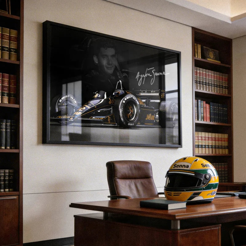 Ayrton Senna Decorative Picture