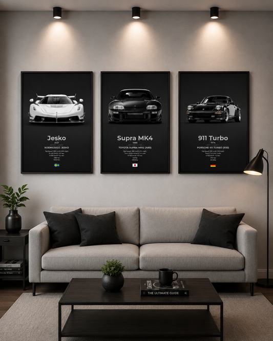 Trinity Car Frames Black