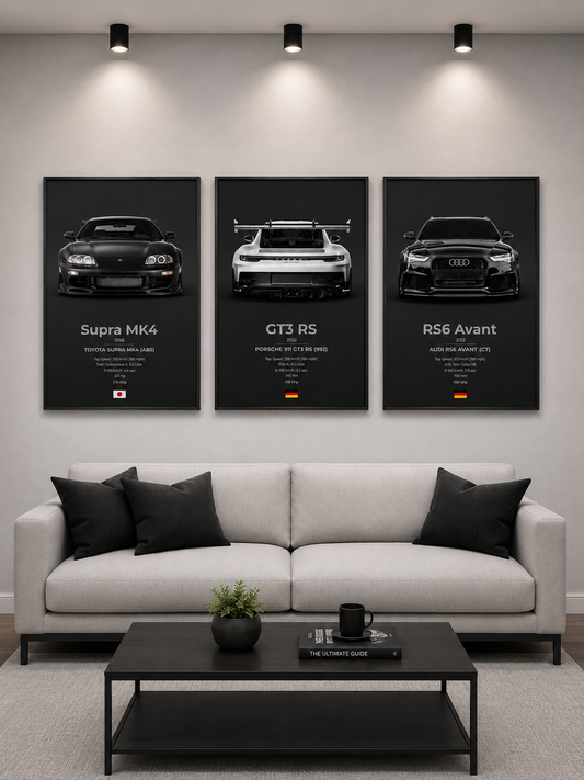 Trinity Car Frames Black