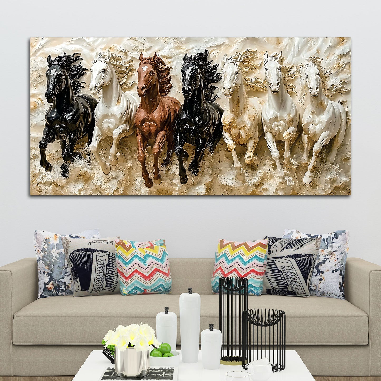 Seven Running Horses