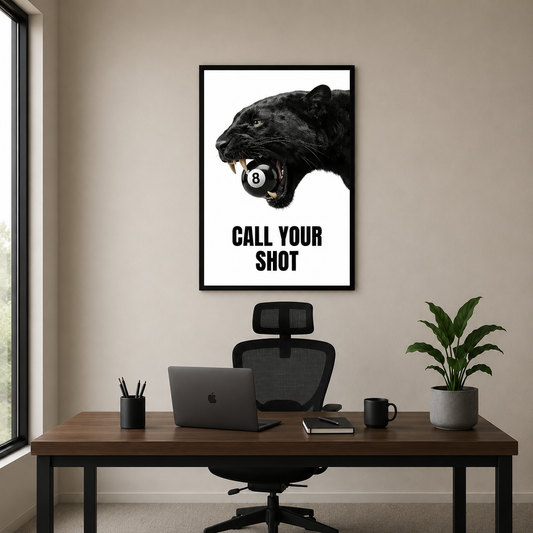 The Dream Begins | Motivational Wall Art