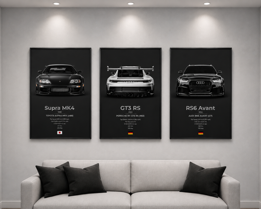 Trinity Car Frames Black