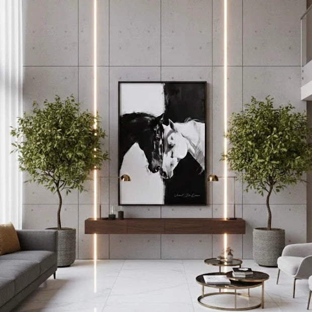 Monochrome Majesty Wall art