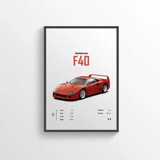 F40 –  Premium  Wall Art
