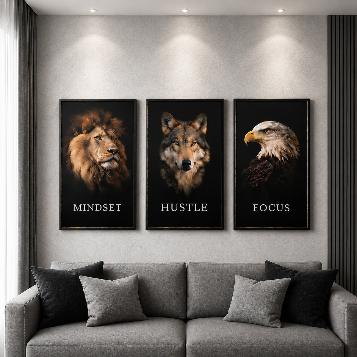 Mindset, Hustle, Focus.
