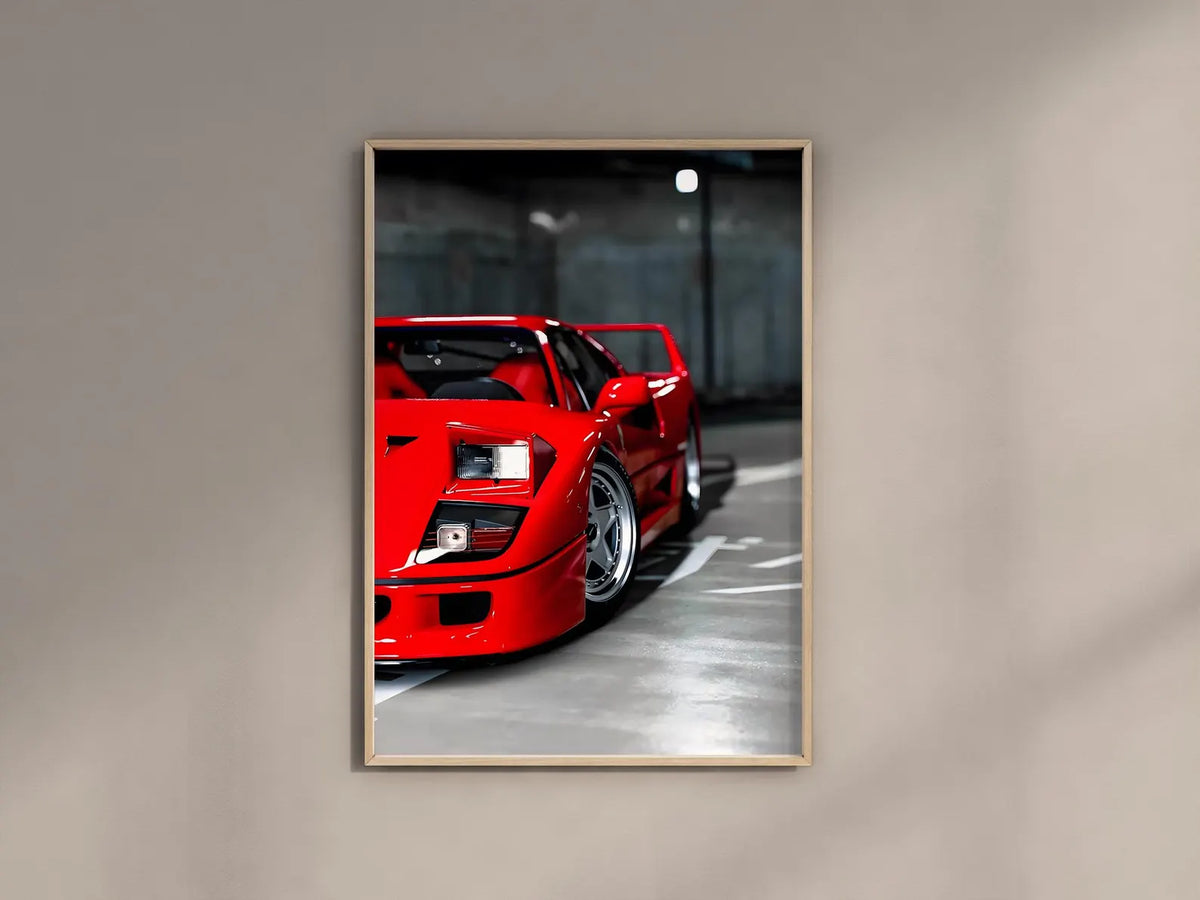 FERRARI Poster: Luxury SUV Car Lover Print.