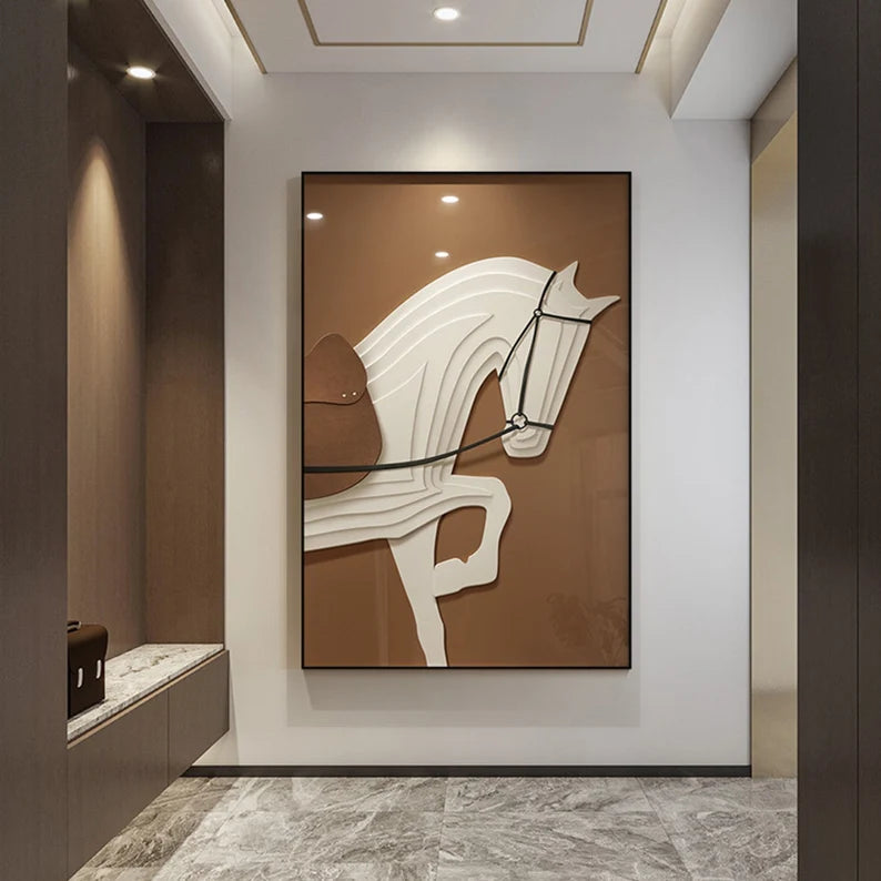 Brown Stereoscopic Horse