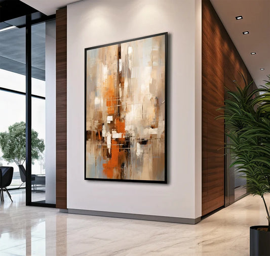 Contemporary Printable Wall Art, Geometric Abstract Painting