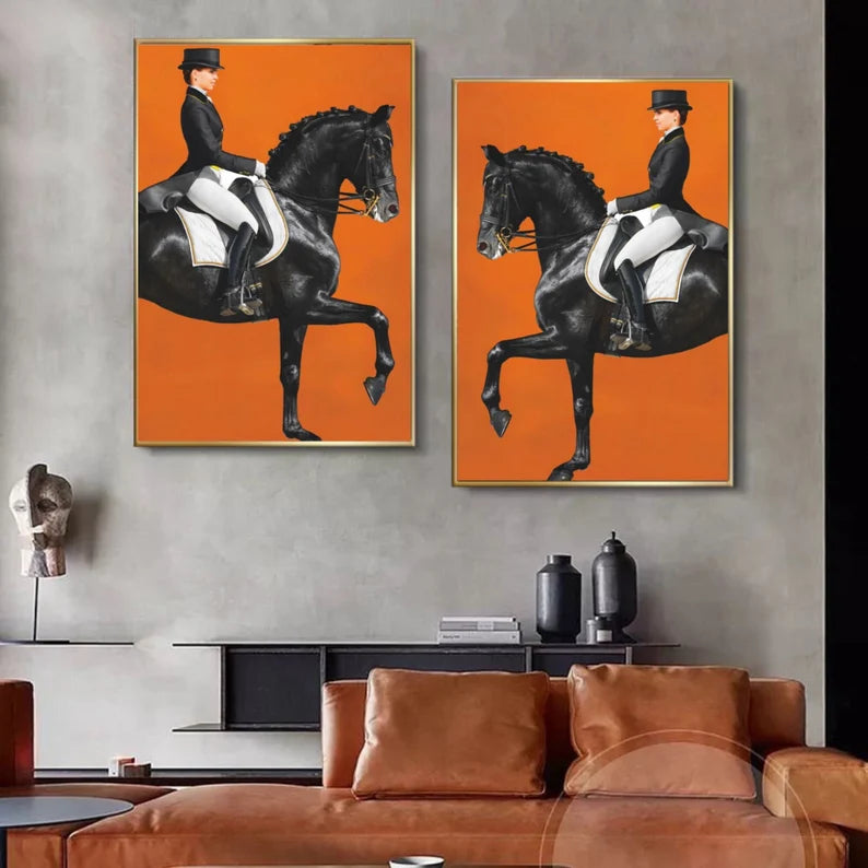 Minimalistic Horse Art