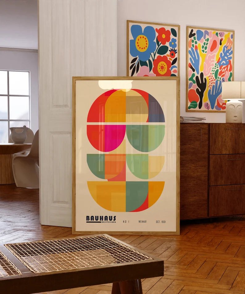 Bauhaus Print Colorful