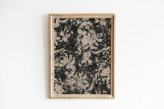 Neutral Abstract Floral Wall Art | Modern Botanical Printable for Minimalist Home Decor | Large Wall Art | Preppy Wall Decor