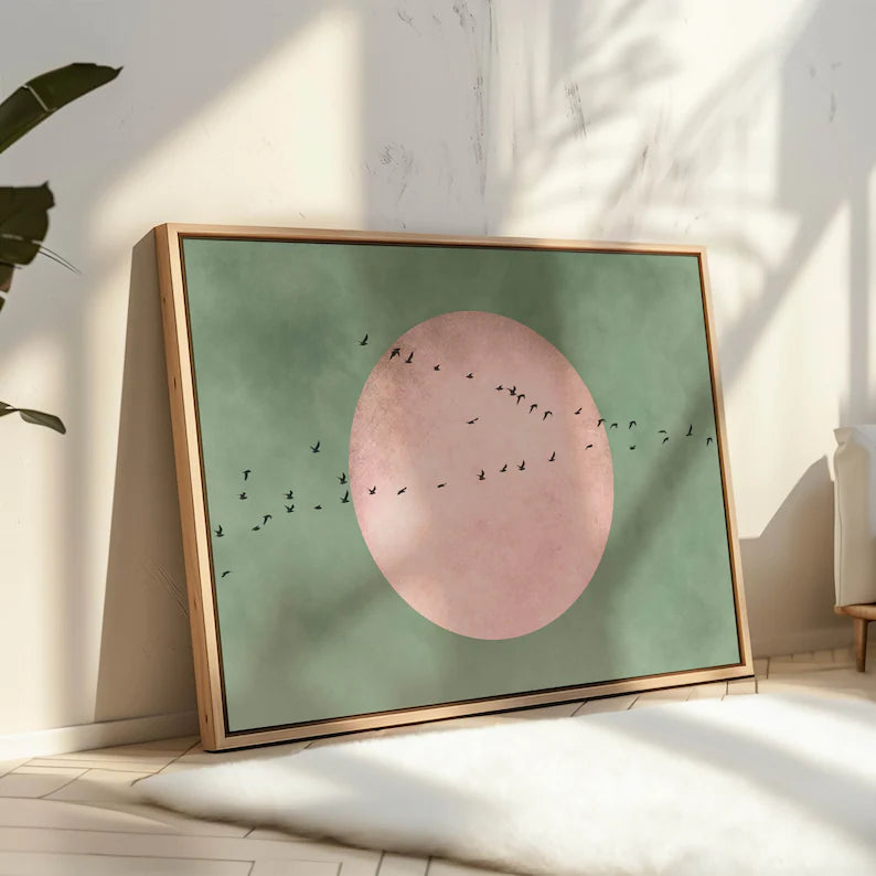 Sage Green Japandi Canvas
