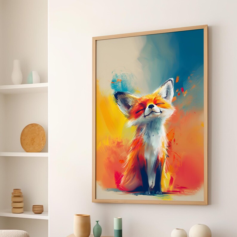 Little Fox Art Poster