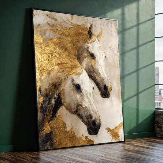 White Horse Wall Art