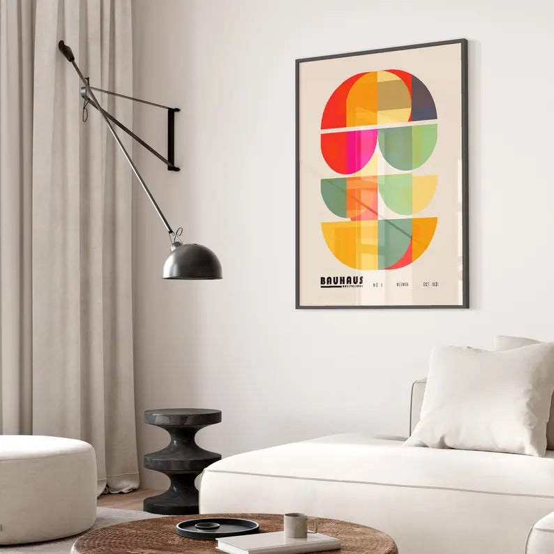 Bauhaus Print Colorful