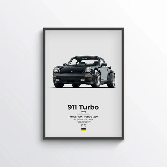 Porsche 911 Turbo (930) Poster
