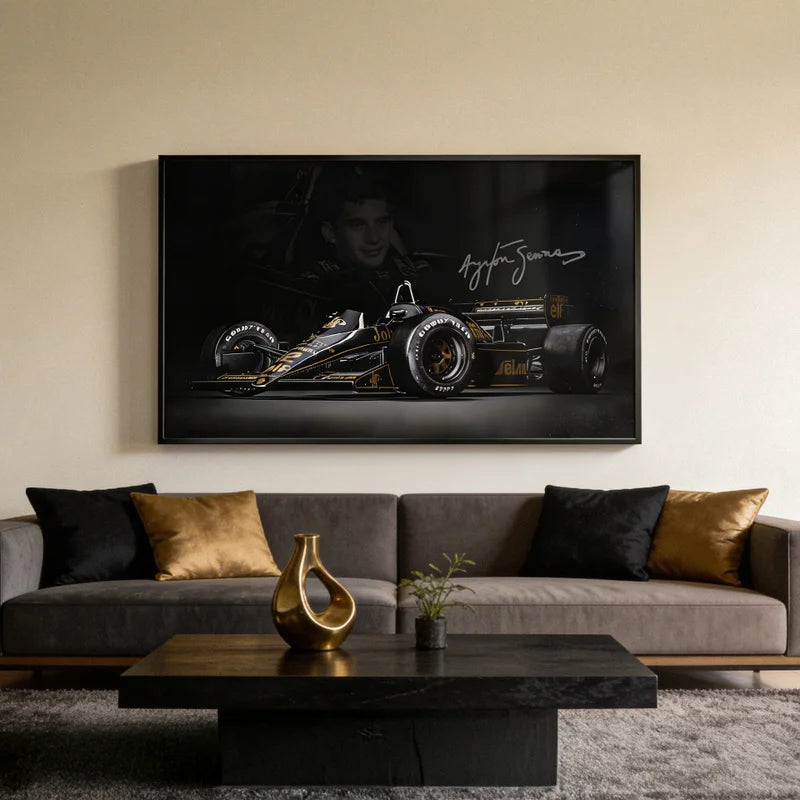 Ayrton Senna Decorative Picture