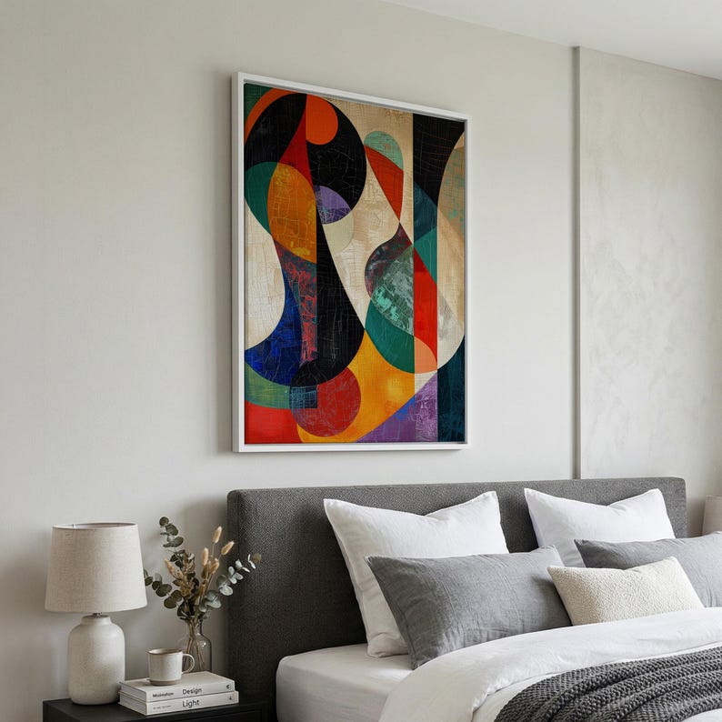 Geometric Framed  Artwork