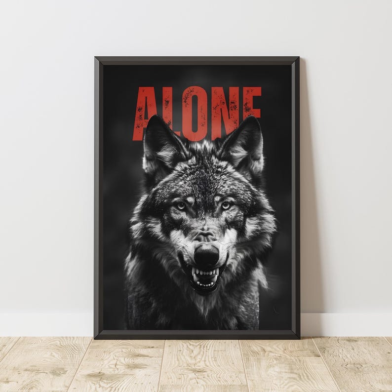 Spirit of the Wolf – Stunning Wall Frame