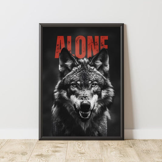 Spirit of the Wolf – Stunning Wall Frame