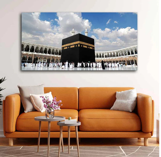 Islamic Canvas Wall Painting of Makkah al-Mukarramah