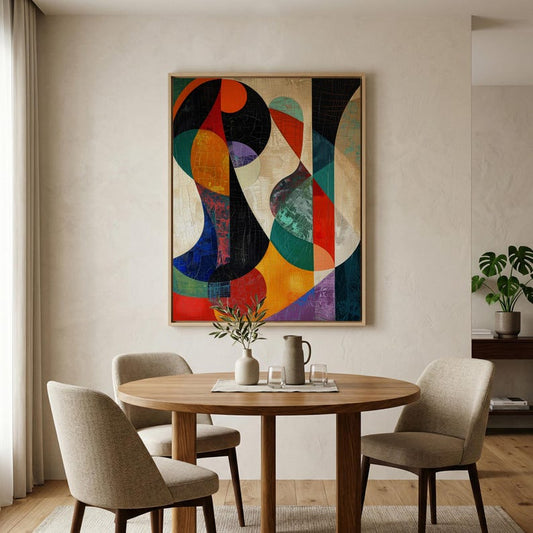 Geometric Framed  Artwork