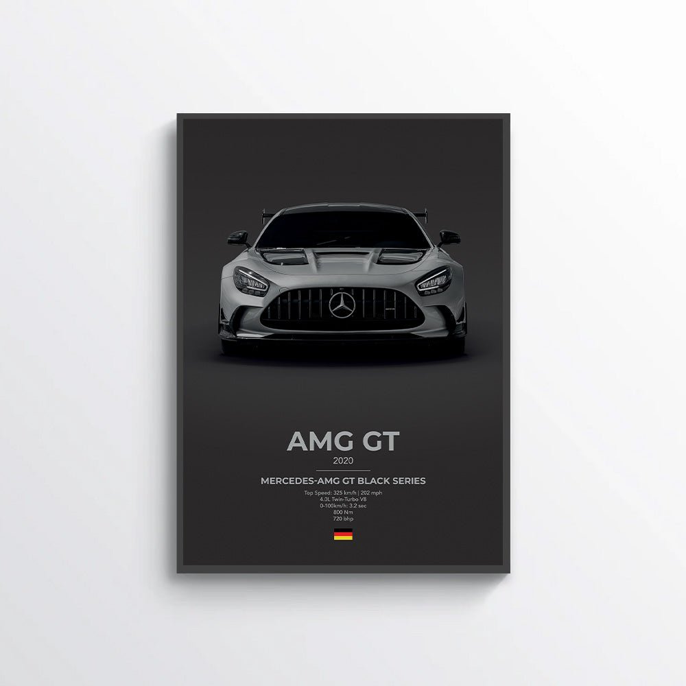 Mercedes AMG GT Black Series Poster