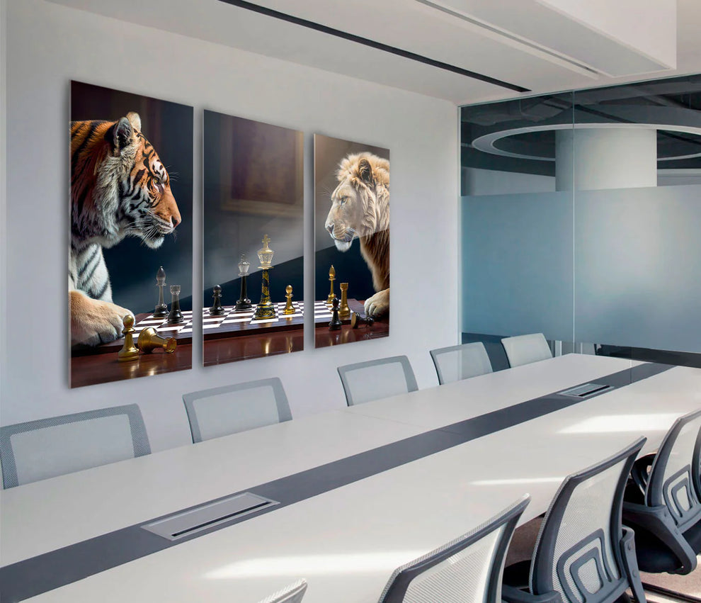 Lion Vs Tiger Chess.