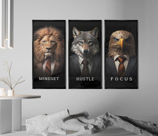 Mindset Hustle Focus.