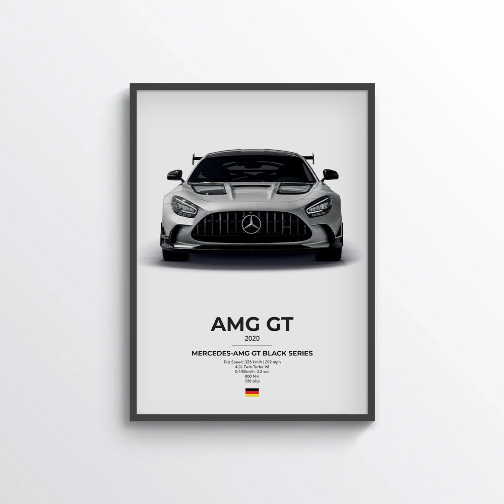 Mercedes AMG GT Black Series Poster