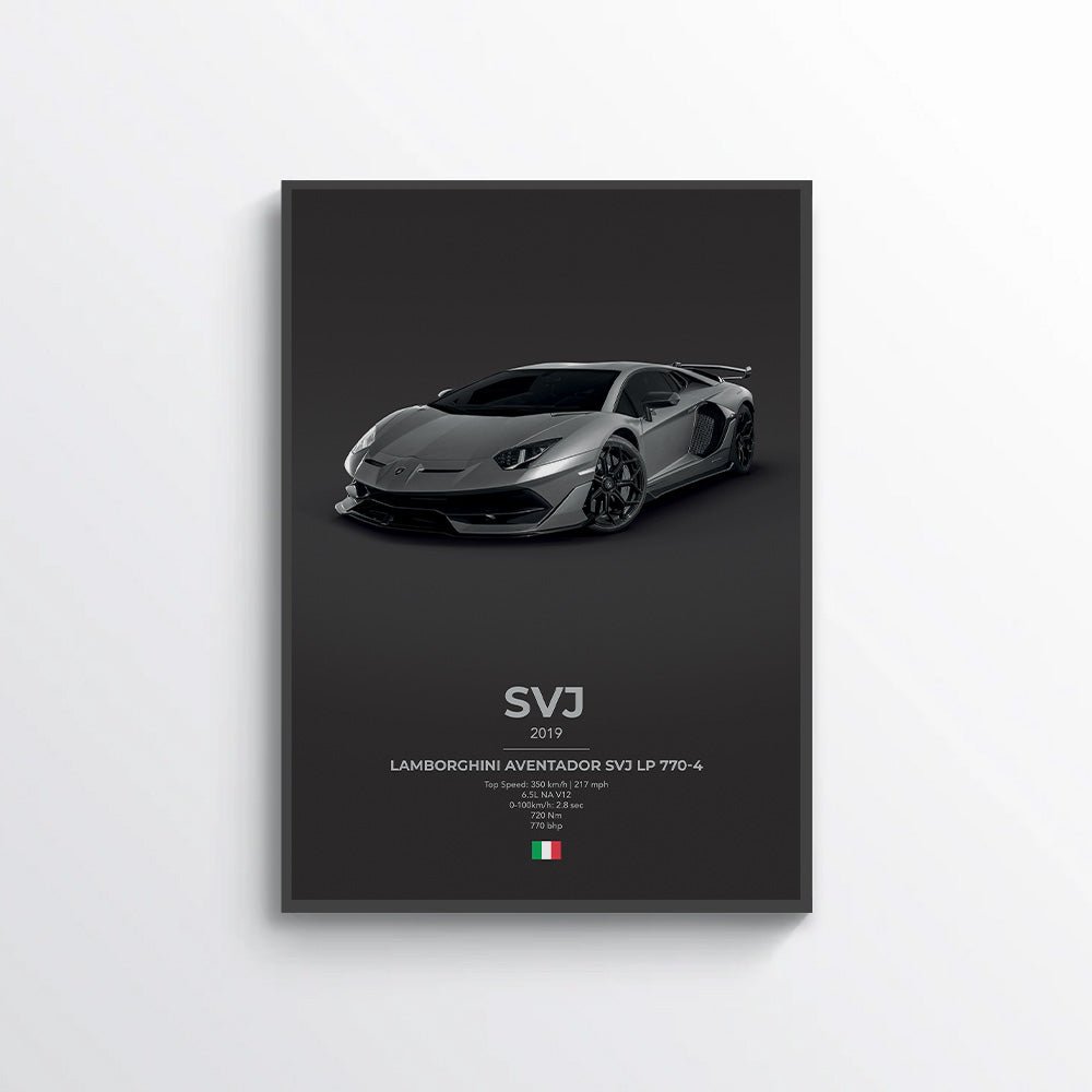 Lamborghini Aventador SVJ LP 770-4 Poster