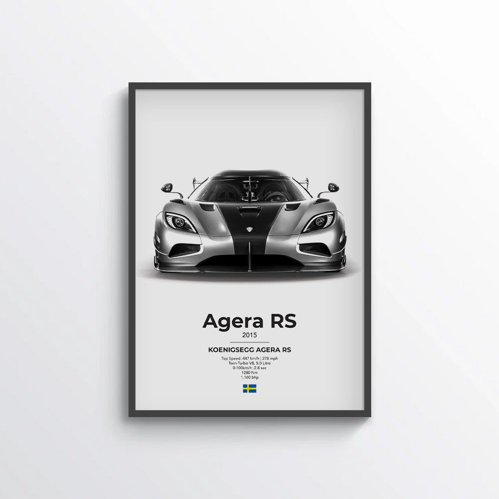 Koenigsegg Agera RS Poster