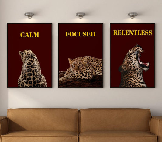 Calm Focused Relentless.